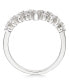 ფოტო #4 პროდუქტის Diamond Contour Band (1/4 ct. t.w.) in 14k White Gold