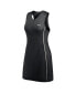 ფოტო #3 პროდუქტის Women's Black Baltimore Ravens Studio Boost Athletic Half-Zip Dress