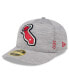 Фото #1 товара Men's Gray Los Angeles Angels 2024 Clubhouse Low Profile 59FIFTY Fitted Hat