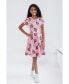 ფოტო #5 პროდუქტის Toddler Girls Pandy Paws Cakey Cat MerCat French Terry Skater Dress to