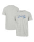 Фото #1 товара Men's Gray Distressed Detroit Lions Downburst Franklin T-shirt