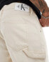 Calvin Klein Jeans 90s straight carpenter jeans in white