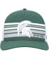 Фото #5 товара Men's Green Michigan State Spartans Brrr Altitude Trucker Adjustable Hat