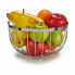 Fruit Bowl Iron Silver 25 x 14 x 25 cm (24 Units)