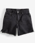 Women's High Rise Raw-Hem Jean Shorts, Created for Macy's