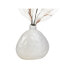 Vase Romimex White Ceramic 30 x 30 x 30 cm 30 x 30 x 12 cm