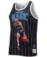 Фото #3 товара Men's Penny Hardaway Black Orlando Magic Hardwood Classics Player Tank Top