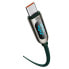 Фото #3 товара Kabel USB-C 100W 5A Power Delivery z wyświetlaczem miernikiem mocy 2m zielony