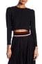 Фото #1 товара A.L.C. Womens 147344 Talia Crop Top Black size 12