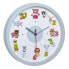 Фото #1 товара TFA Dostmann 60.3051, Wall, Quartz clock, Circle, Blue, Green, Pink, Plastic, Children