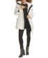 Фото #5 товара Karl Lagerfeld Womens Shine Hooded Short Belted Puffer Coat