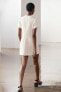 Фото #5 товара Короткое платье с рельефным узором — zw collection ZARA