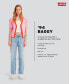 ფოტო #4 პროდუქტის Women's Mid Rise Cotton 94 Baggy Jeans