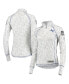 Women's White Air Force Falcons OHT Military-Inspired Appreciation Officer Arctic Camo 1/4-Zip Jacket