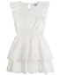 ფოტო #1 პროდუქტის Big Girls Tiered Eyelet Casual Dress