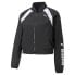 Фото #1 товара Puma Woven Fashion Full Zip Training Jacket Womens Black Casual Athletic Outerwe