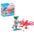 PLAYMOBIL Merman With Colour-Changing Octopus Construction Game
