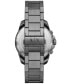 ფოტო #3 პროდუქტის Men's Spencer Chronograph Gunmetal Stainless Steel Watch 44mm