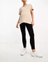 Фото #4 товара Mamalicious Maternity jegging with over the bump band in black