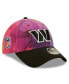 ფოტო #1 პროდუქტის Men's Pink, Black Washington Commanders 2022 NFL Crucial Catch 39THIRTY Flex Hat