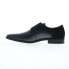 Фото #3 товара La Milano Bobby A11870 Mens Black Leather Loafers & Slip Ons Casual Shoes 9