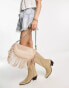 Фото #2 товара 8 Other Reasons festival fringed shoulder bag in ecru