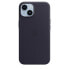 Фото #1 товара Apple iPhone 14 Leather Case with MagSafe - Ink, Cover, Apple, iPhone 14, 15.5 cm (6.1"), Violet