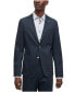 Фото #1 товара Men's Checked Stretch Cloth Slim-Fit Jacket