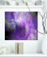Фото #1 товара Designart 'Perfect Light Purple Starry Sky' Abstract Metal Wall Decor - 20" X 12"