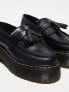 Dr Martens Adrian quad loafers in black smooth leather