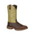 Фото #1 товара Durango Rebel Square Toe Cowboy Mens Brown, Green Casual Boots DB5416