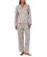 ფოტო #3 პროდუქტის Petite 2-Pc. Printed Pajamas Set