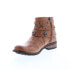 Фото #4 товара Rawhide 5936 Womens Brown Leather Zipper Cowboy Western Boots