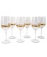 Фото #1 товара Stripe Wine Glasses, Set of 6