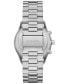 Men's Holst Chronograph Silver-Tone Stainless Steel Watch 42mm