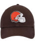 Фото #4 товара Big Boys and Girls Brown Cleveland Browns Team Logo Clean Up Adjustable Hat