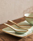Фото #7 товара Porcelain spoon with antique-finish rim