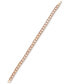 ფოტო #1 პროდუქტის Gold-Tone Champagne Stone Flex Bracelet