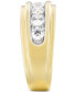 Кольцо Macy's Diamond Band 10k Gold 1 ct. Желтый, 10.5 - фото #2