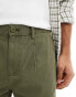 ASOS DESIGN straight chino in washed khaki