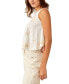 ფოტო #3 პროდუქტის Women's Cotton Sleeveless Embroidered Top