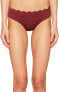 Фото #1 товара Kate Spade New York Women's 171990 Scalloped Hipster Bikini Bottoms Size S