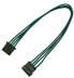 Фото #1 товара Nanoxia NX4PV3EG - 0.3 m - Molex (4-pin) - Molex (4-pin) - Male - Female - Green