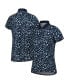 ფოტო #1 პროდუქტის Women's Navy THE PLAYERS MATTR Pathfinder Raglan Quarter-Zip Polo Shirt