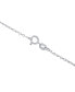 ფოტო #4 პროდუქტის Crystal and Cubic Zirconia Halo 18" Pendant Necklace in Sterling Silver, Created for Macy's