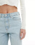 Фото #7 товара ASOS DESIGN Tall mid rise straight jean in pale blue