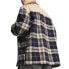 Фото #2 товара Puma Pl Statement Flanel Over Button Up Shirt Mens Beige, Blue Casual Tops 62636