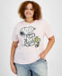 Trendy Plus Size Snoopy and Woodstock Mummy Short-Sleeve T-Shirt Балетная туфелька, 1X - фото #1