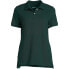 Фото #1 товара Women's School Uniform Tall Short Sleeve Mesh Polo Shirt