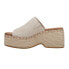 Фото #5 товара TOMS Laila Mule Platform Espadrille Womens Beige Casual Sandals 10020747T-101